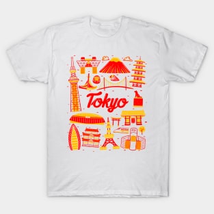 Tokyo Cityscape Landmark T-Shirt